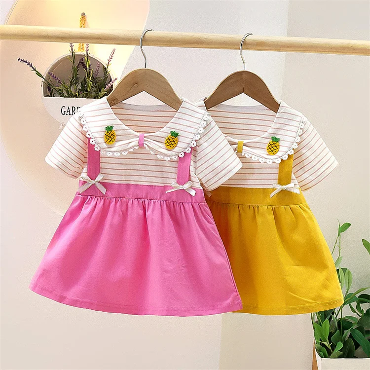 High Quality Infant Made In China Infant Clothes Patterns Baby Knitting Summer Dress