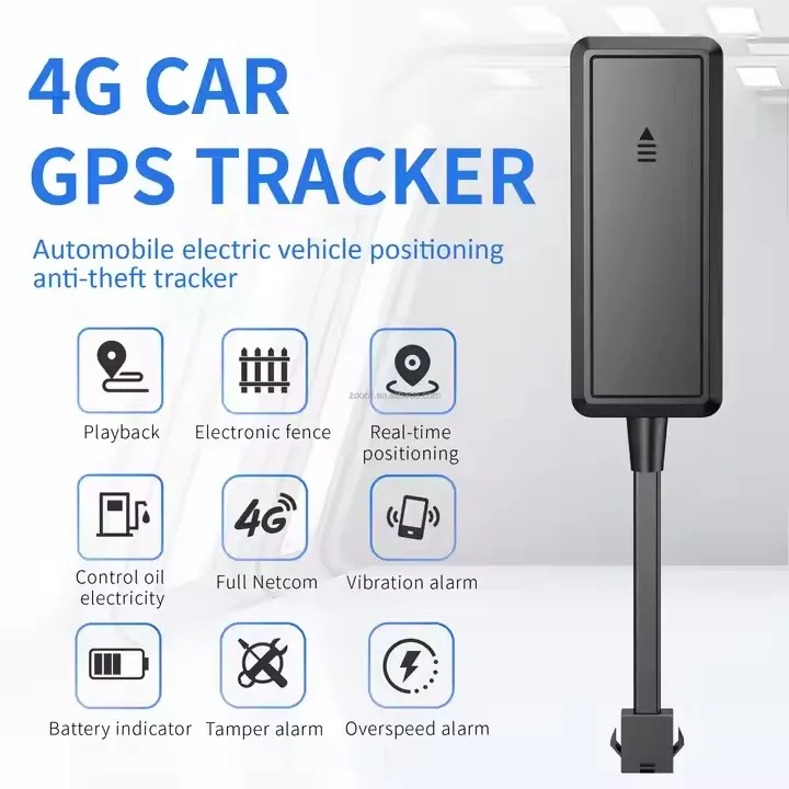 A18 4G Vehicle Tracker Anti-Lost Motorcycle Electric Vehicle Intelligent Car GPS Tracker With Remote Control tracker car  mini
