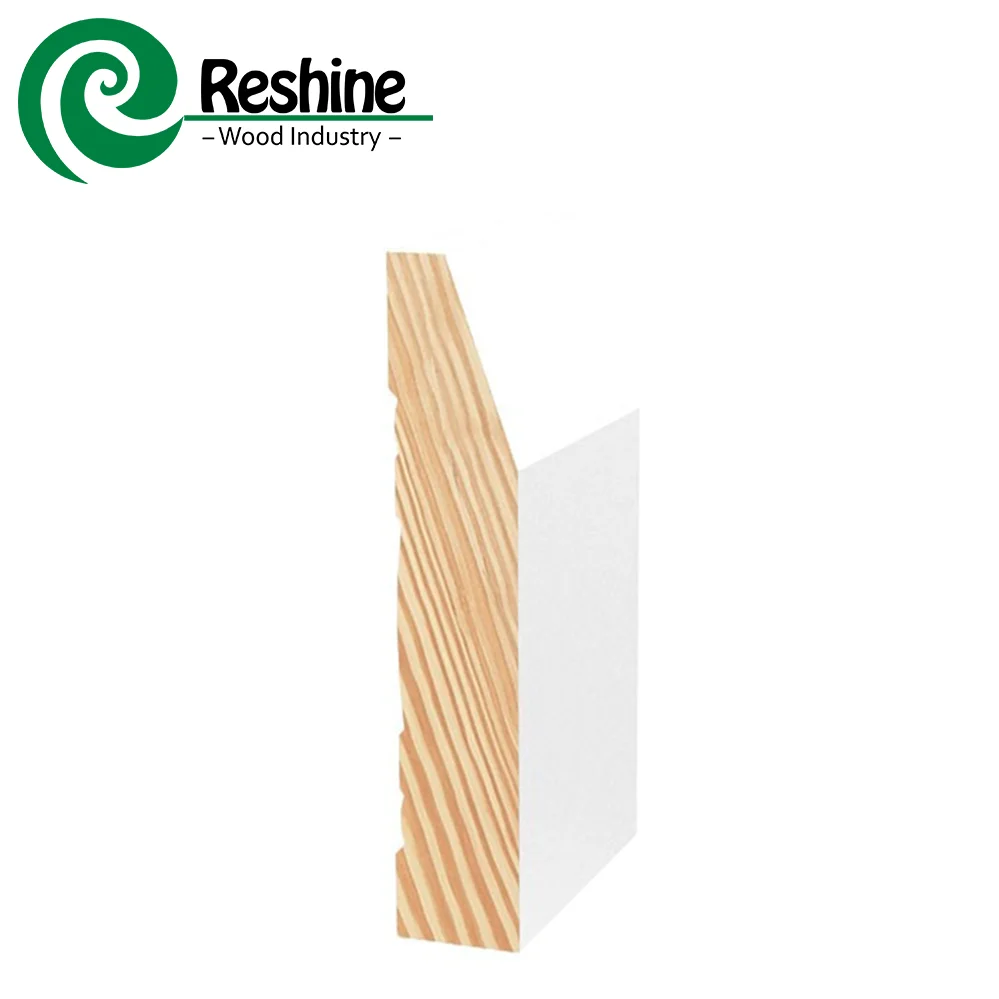Building material pine baseboard moulding