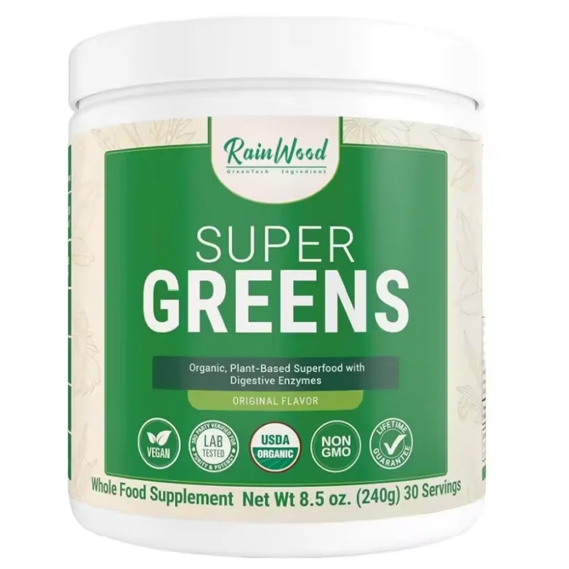 Bulk Super Green  Powder Supplement Private Label Super Green Powder For Adults