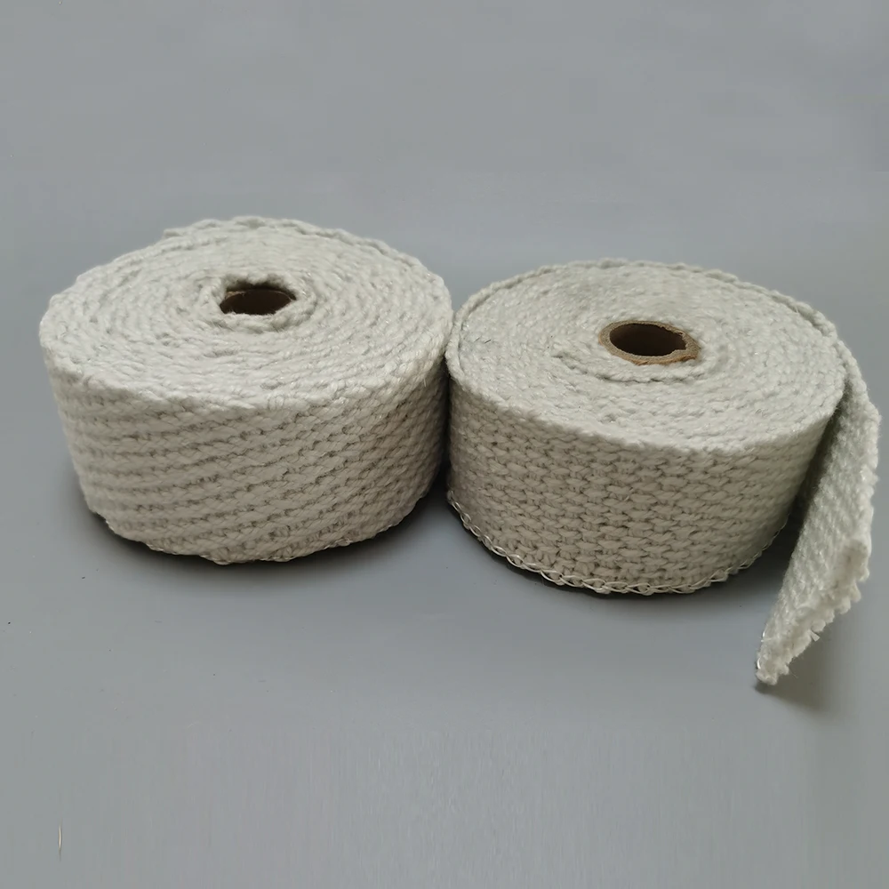 China wholesale  thermal insulation oven door seal ceramic fiber woven tapes