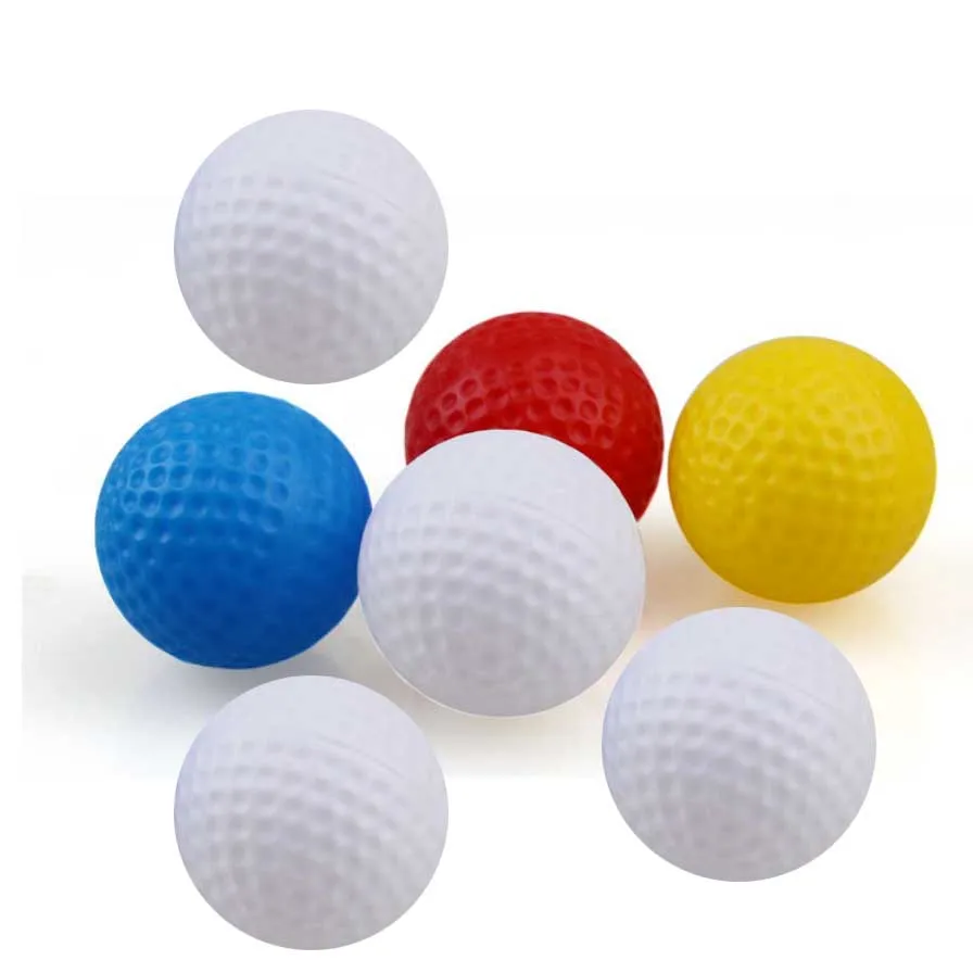 Mini Plastic Indoor Outdoor Practice Golf Balls Colored Bulk Hollow Balls