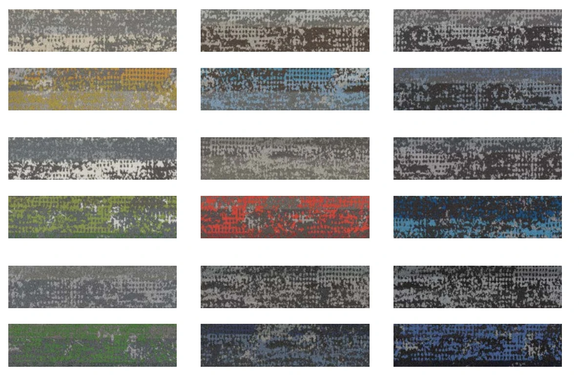 2023 Floor Tiles Eco Carpet Grey Carpet Tiles 25*100 Cm Carpet Tiles With Modern