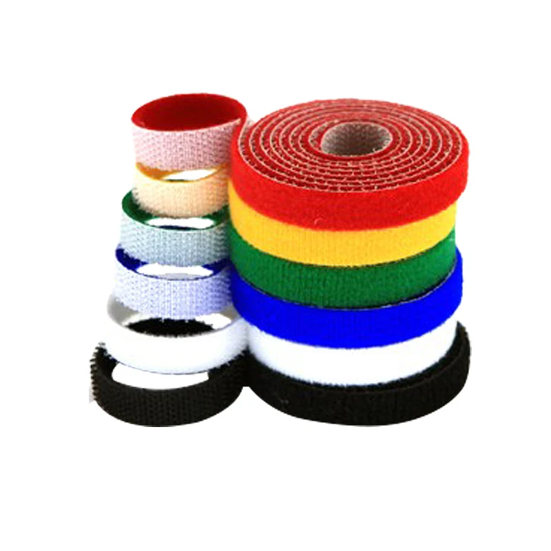 Factory price Back to back durable Double Sided Reusable Cable Ties  Cord Wraps Hook and Loop Cord Straps