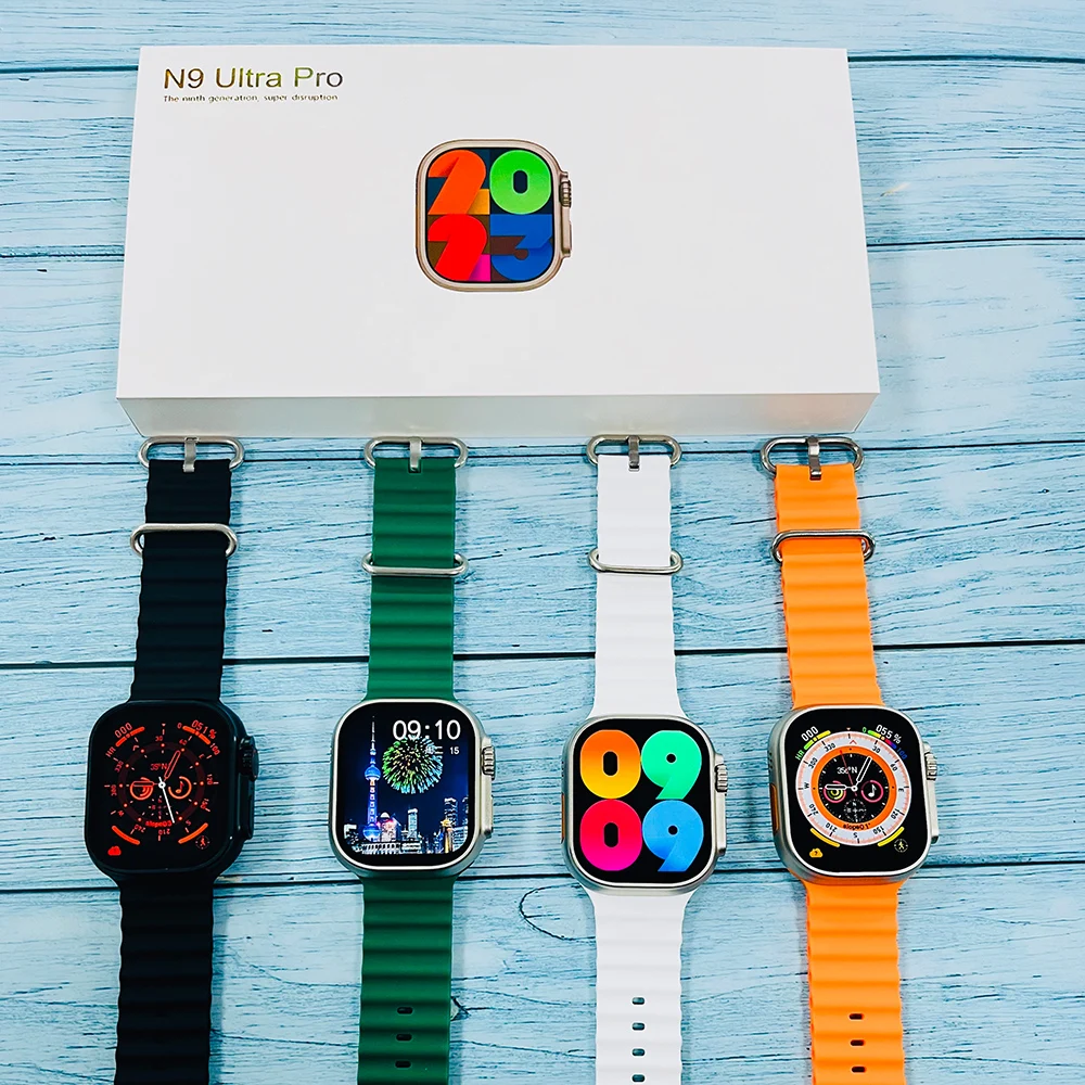 2023 N9 Ultra Pro Smart watch  NFC Altitude Noninvasive blood glucose measurement Multi-language compass  smart watch