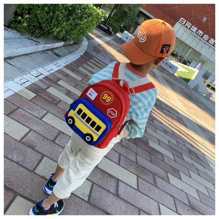 New Customize Design Cute Cartoon Cars School Bag Kids School Bag for Primary School