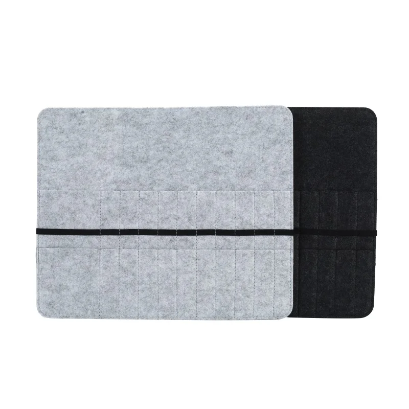 Оптовая продажа, индивидуальный портативный фетровый пенал, фетровые сумки для карандашей, распродажа