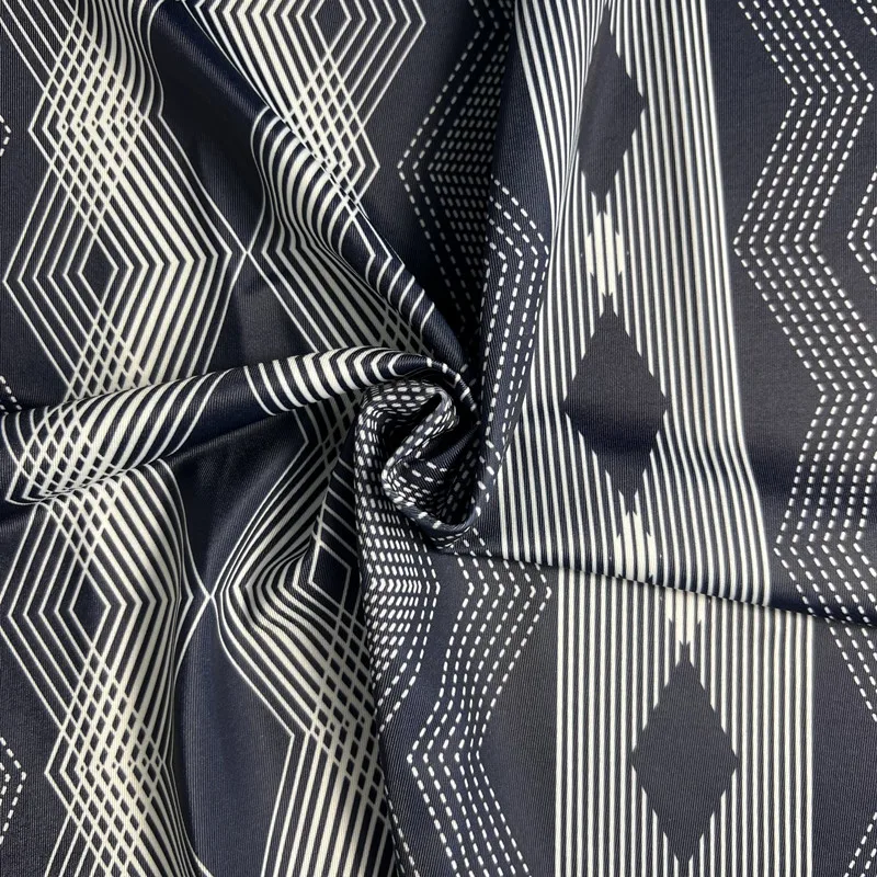Breathable Comfortable Spandex 4 Way Stretch Printed PBT Polyester Swimwear Fabric