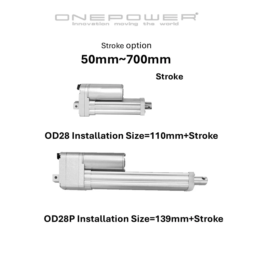 1500n Waterproof Ip66 24v 12 volt Actuat Linear Actuator