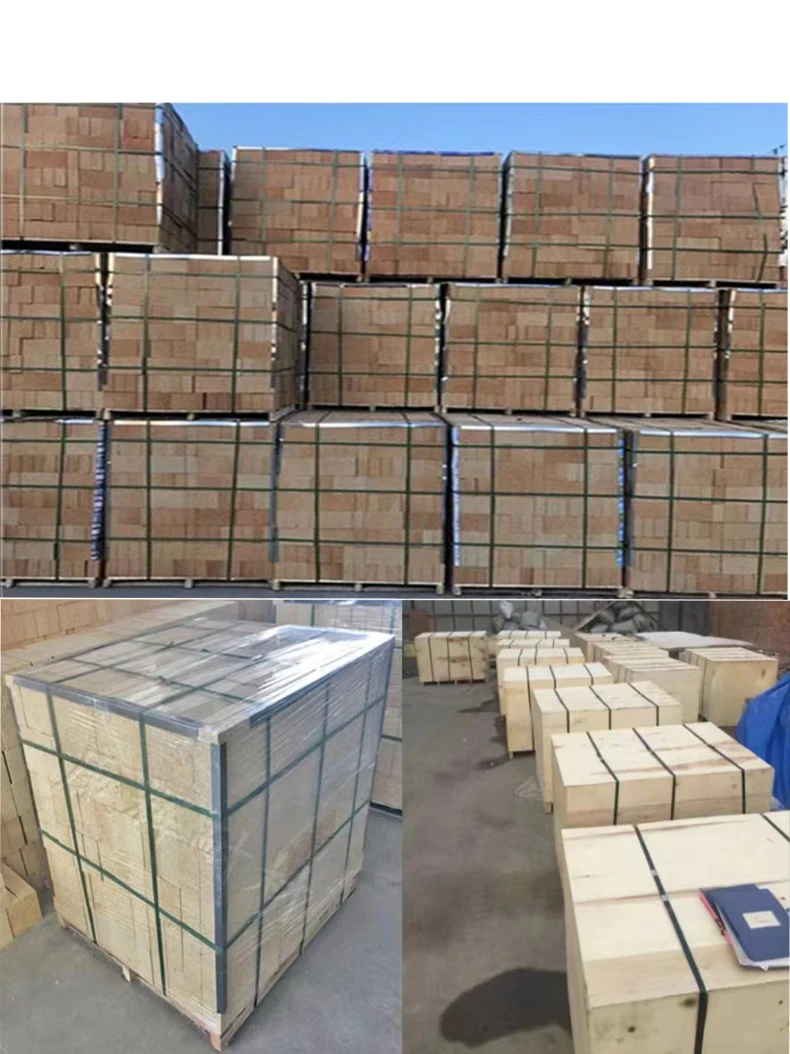 Insulating Refractory Brick Heat Resistant Insulating Fired Brick Stove High Alumina Brick Firebrick Fire Clay Yellow Brown