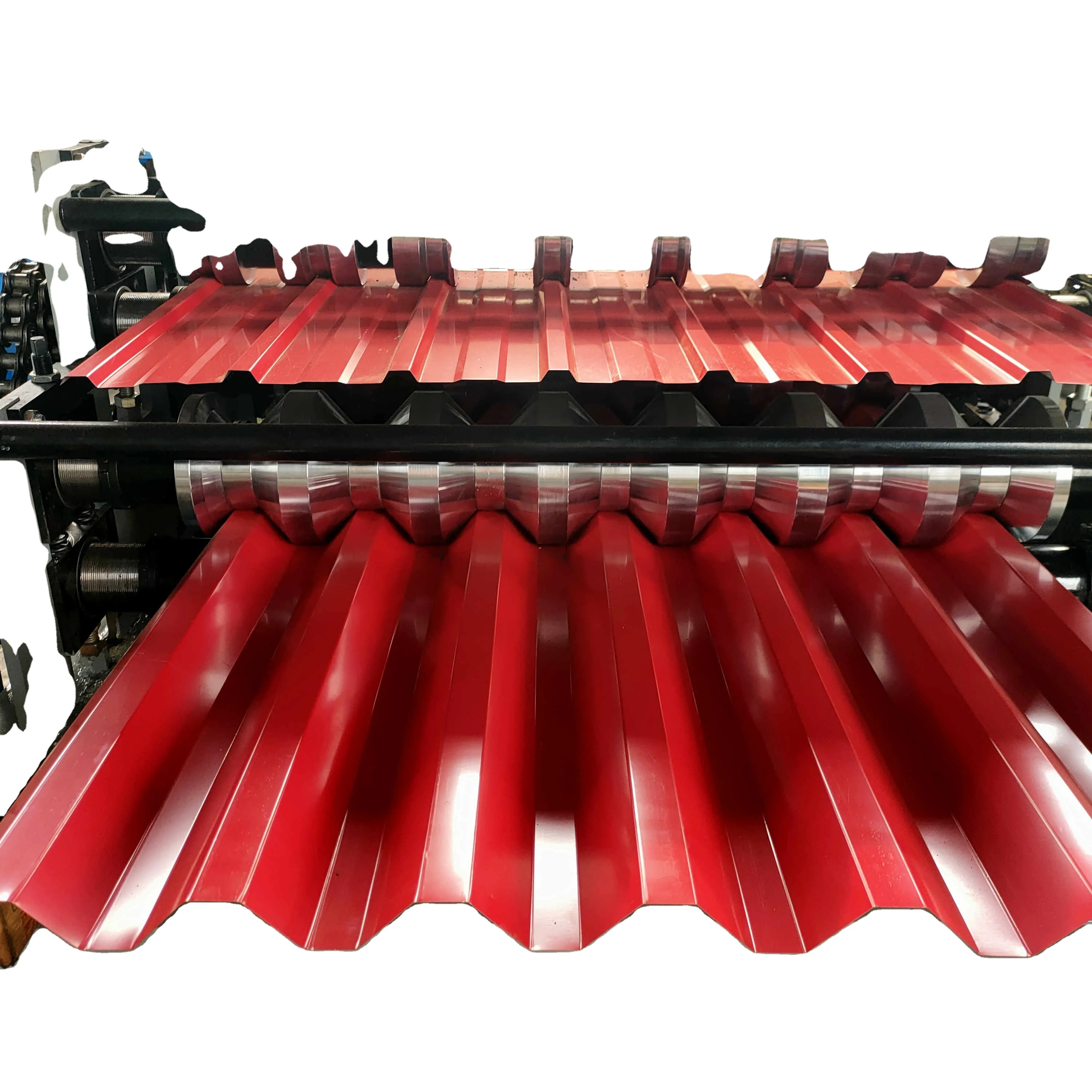 strength factory customizedbest selling fully automatic  corrugated roof sheet making machine