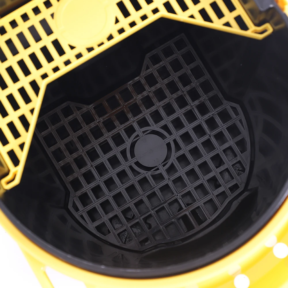 Heavy Duty Plastic Rolling Car Wash Bucket Mobile Auto Care Detailing Bucket For Cleaning