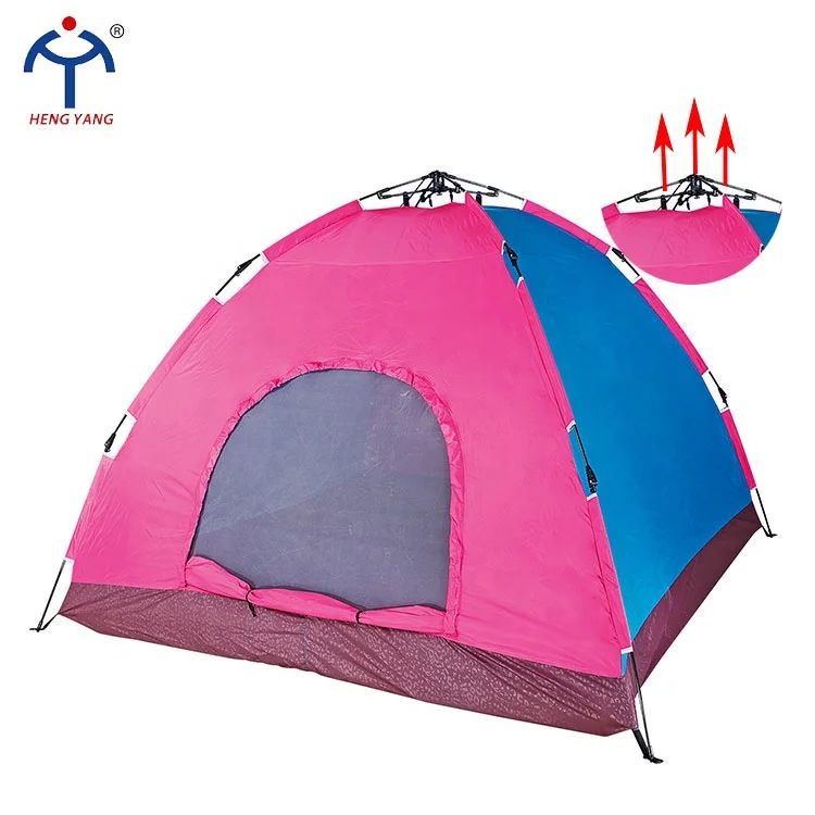 
High Quality OEM 2-4 Person Camping Tent Picnic Outdoor Durable Automatic Tent For Camping 
