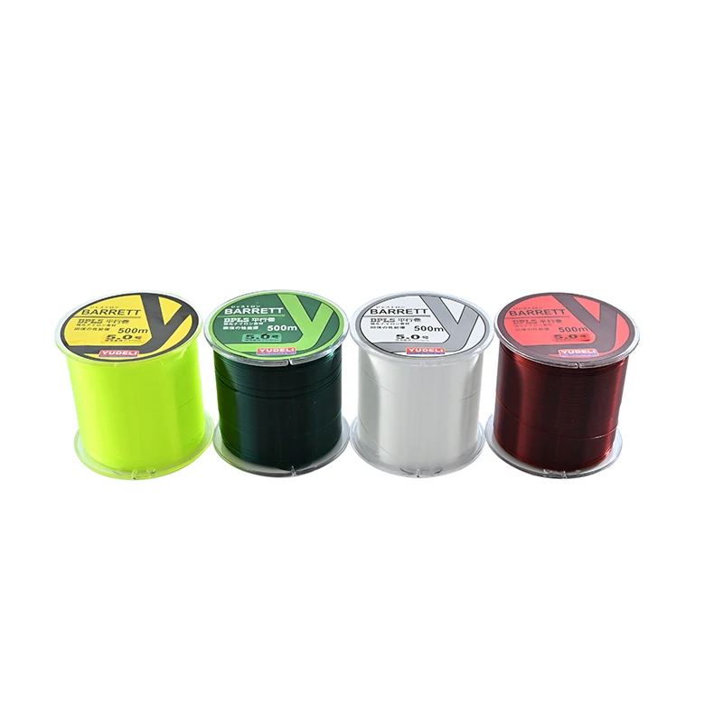 Yudeli Best Quality 500m Soft Wear Resistant Nylon Fly Fishing Line High Quality Fiber Fishing Line