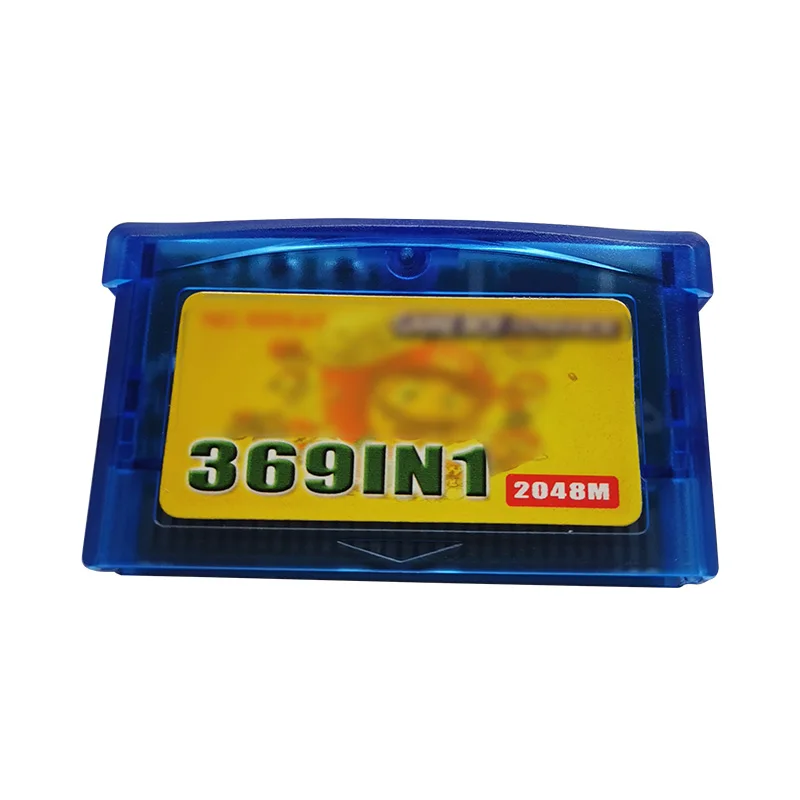 Картридж игровой 32 битный для консоли Game Boy ADVANCE Console, 369 в 1