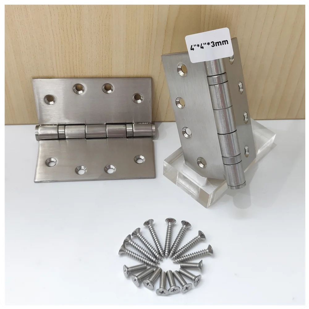 BS EN 1935 4 inch building hardware single-anxis hinges with CE certification fire rating 2 hours on timper door used in pubilc