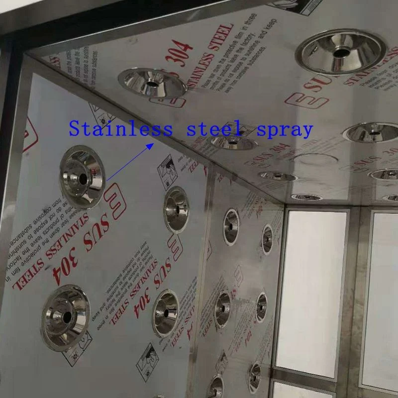 Mobile Disinfection cabin air shower room with ozone sterilization system for quickly and effectively remove particles