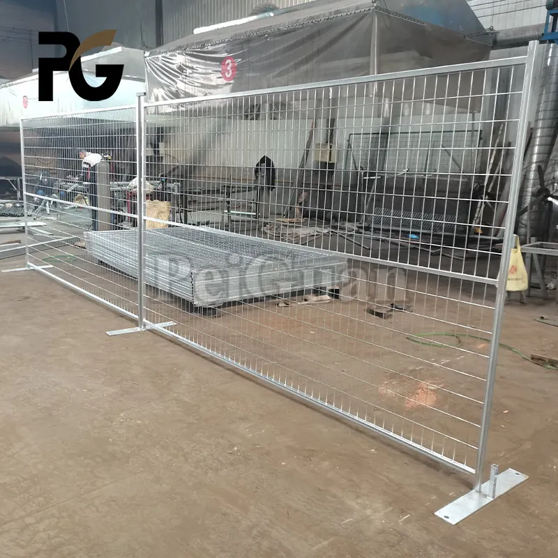 Supplier 6ft/9ft/10ft Temp Fencing Au/Eu Market Temporary Portable Fence Panel Canada Temporary Fence Panels