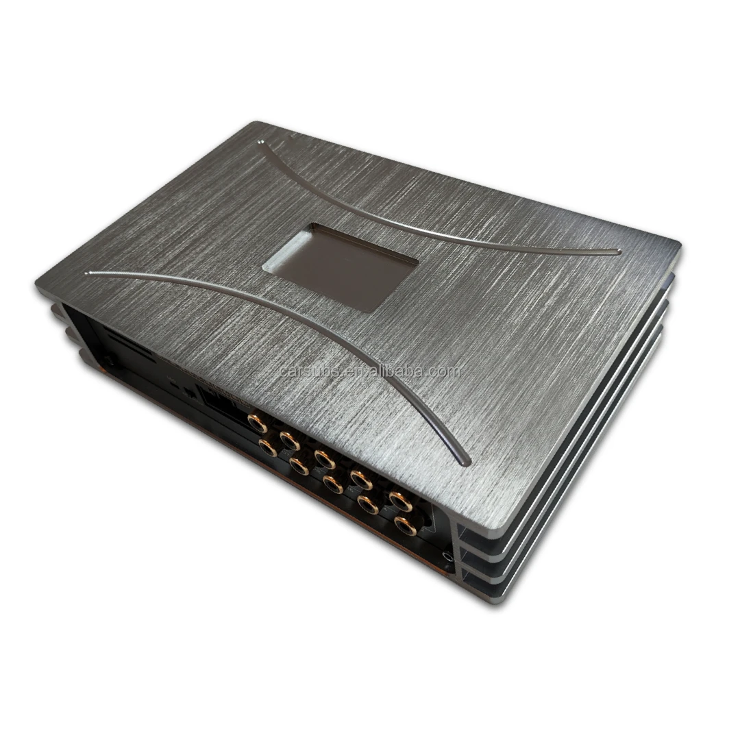 Car Stereo DSP amplifier 4 in 4 out 10 RCA out with 31 EQ band Tuning Andrond APP Equalizer Class AB Car DSP amplifier