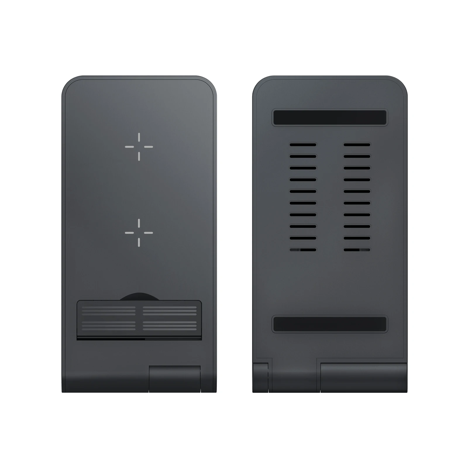 Custom Logo QI 15W Wireless Charging Foldable Dock For Mobile Phones Smart Watch Earbuds OEM Wireless Charger Station