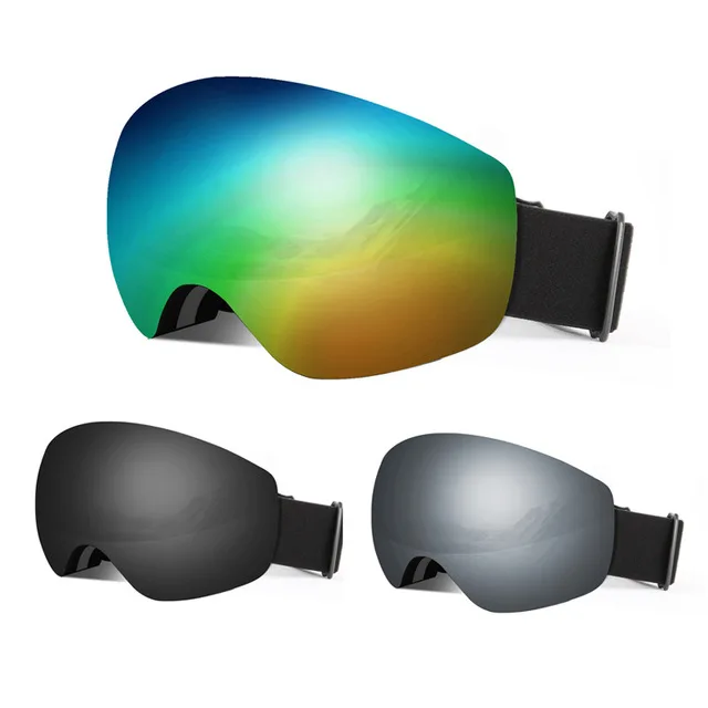 Sports High quality customized snow glasses snowboard goggle elastic straps ski googles