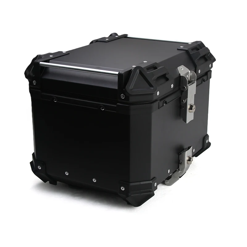 Роскошный чехол для багажника мотоцикла большой емкости ударопрочный 45L алюминиевый сплав верхний чехол