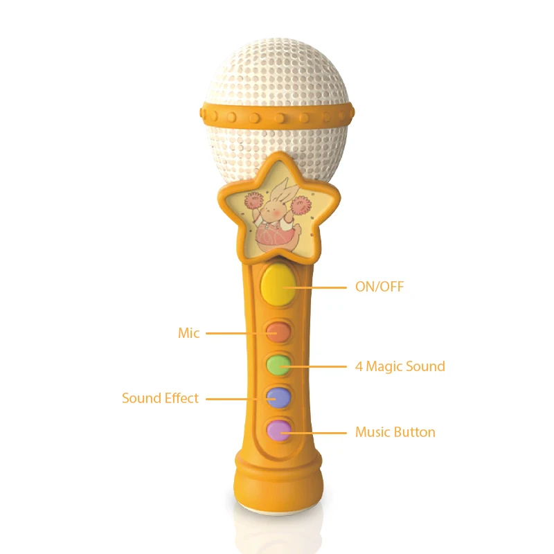 Factory OEM/ODM Battery Operated Kids Educational Music Toys for Singing Baby Microphone Toy Musical Instrument