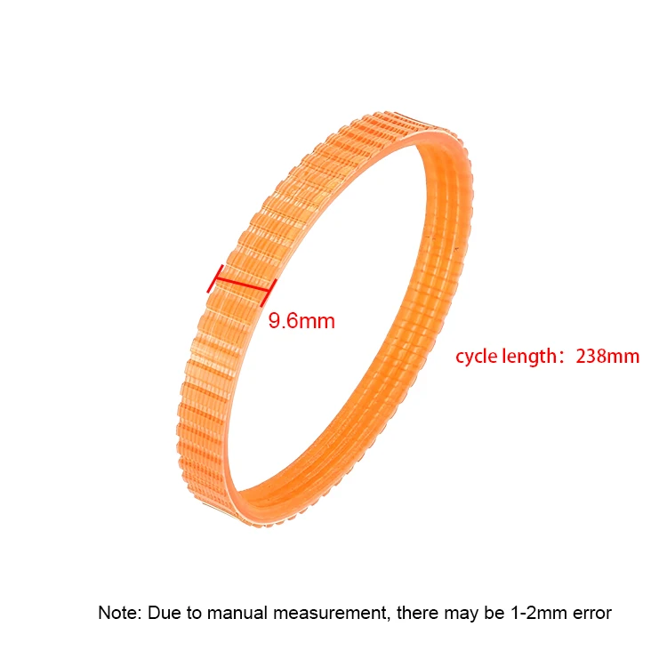 WISDOM Toothed Leather Belt Orange Planer Belt F20A Carpenter Wood Electric Planer Belts
