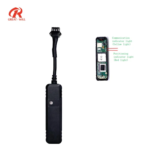 Greatwill GPS Tracker For Car With Battery Real Time Tracking Light Sensor Alarm Motorcycle Car Hard Wired GPS Tracking Device
