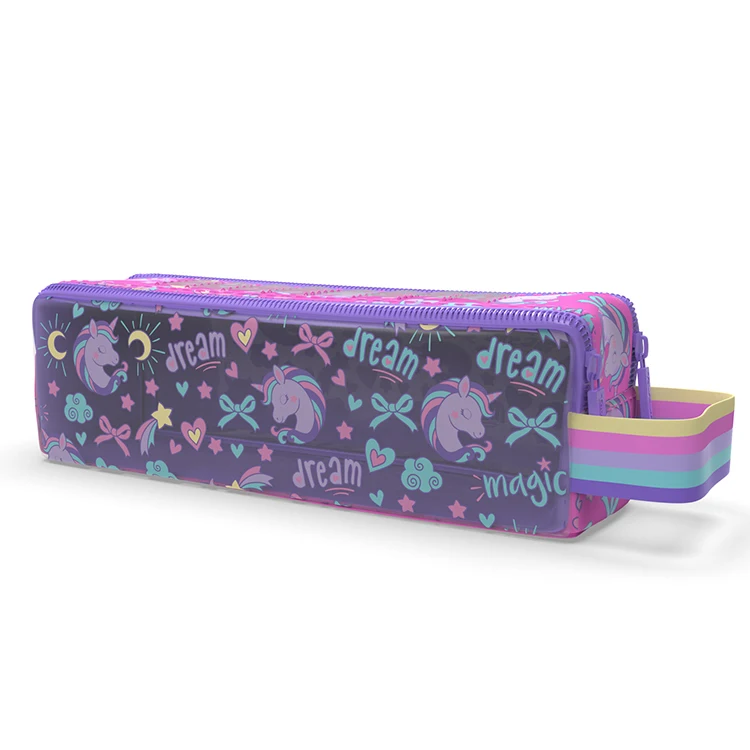 Factory Custom School Student Stationery Cute Smiggle Pencil Case For Girls School