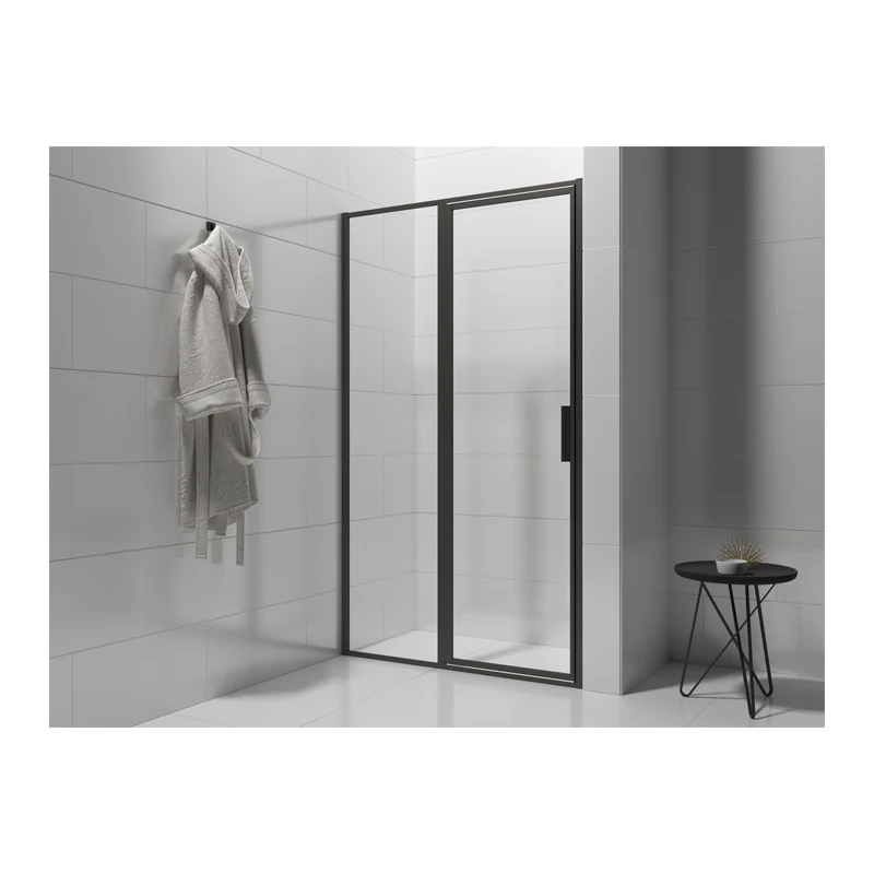 
Tall euro quadrant shower cubicle doors and tray with frame and clear glass 