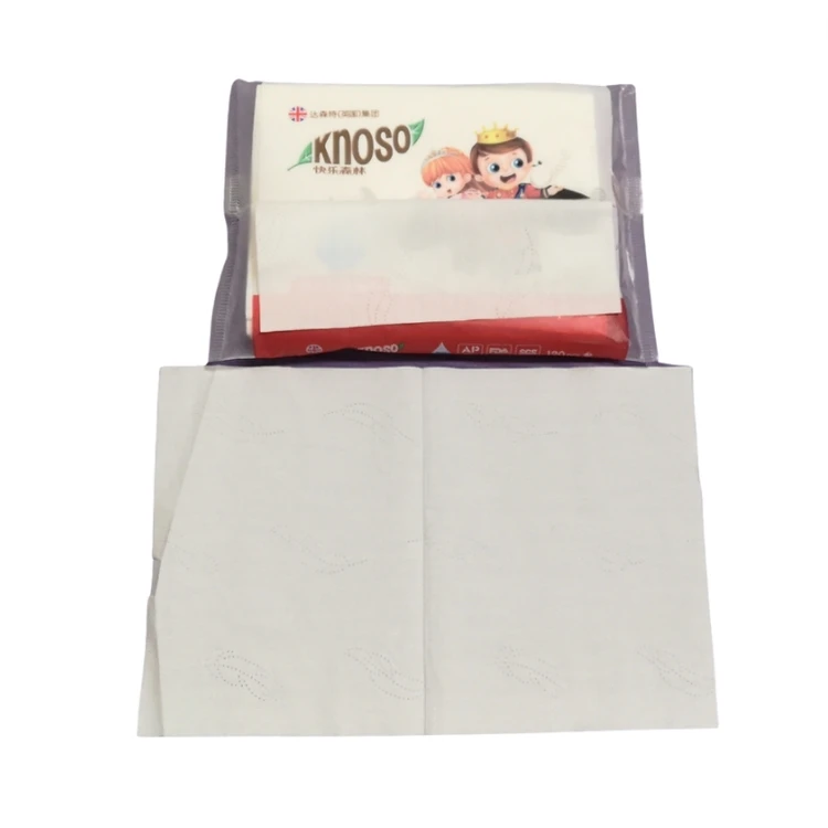 Hot Sale Factory Direct Price 100% Biodegradable Large Printed Paper Napkin Baby Tissue
