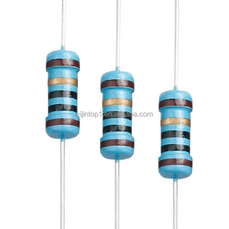 Metal Film Resistors Kits Pack Set Lot 1/4W 0.25W 1% 5% 1k 10k Assortment Fixed Resistors Kit