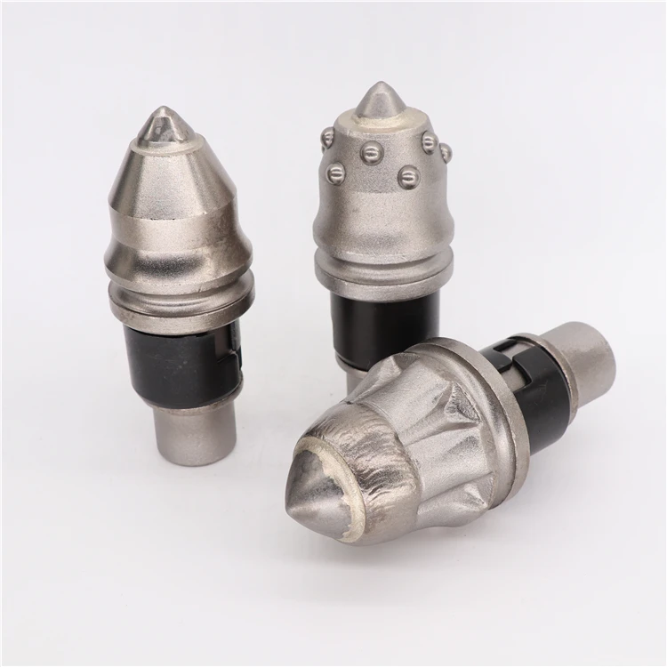 wear part step round shank conical rotary barrel bucket boring bit teeth picks bullet tools B47K22H bkh40 bkh85