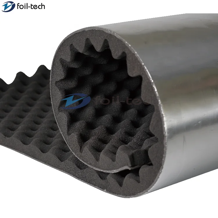 Factory Directly Supply Noise Barrier Products Acoustic Pipe Lagging Foam Materials