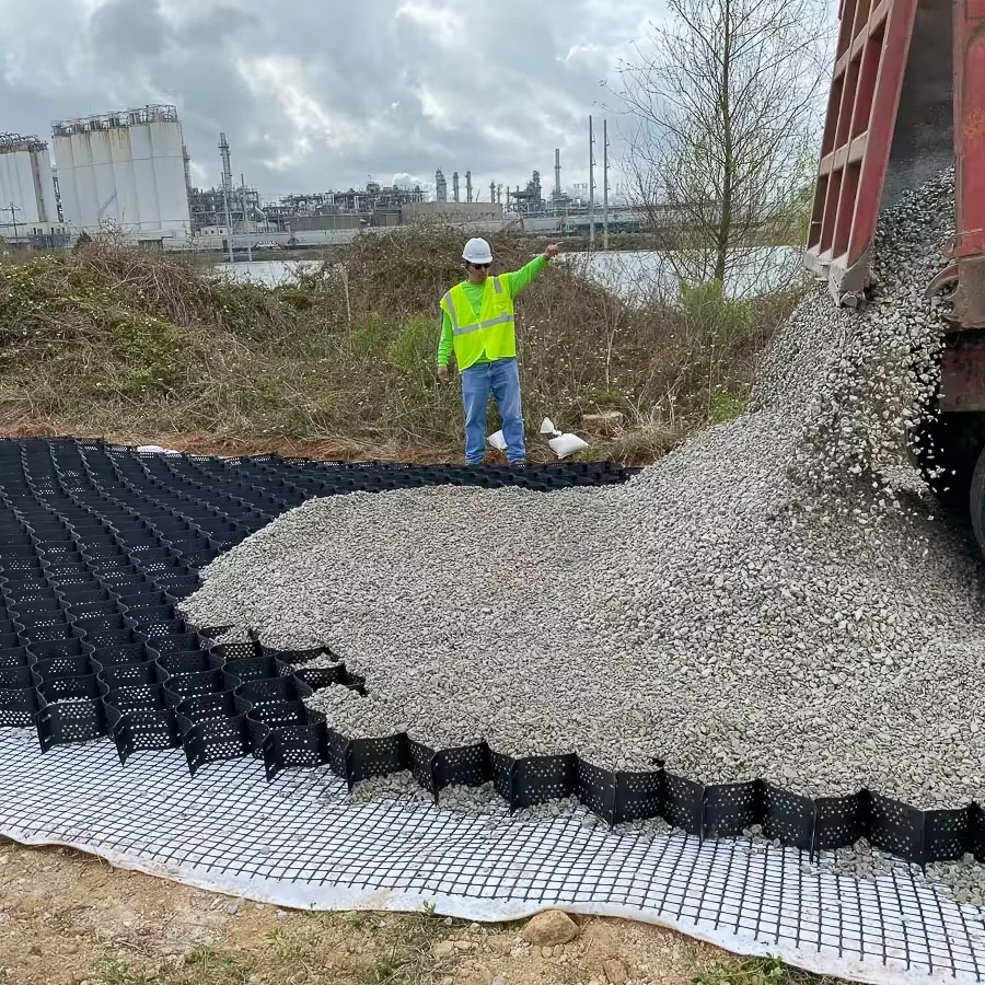 Plastic Gravel Stabilizer HDPE Geocell for Slope Stabilization Retaining Wall