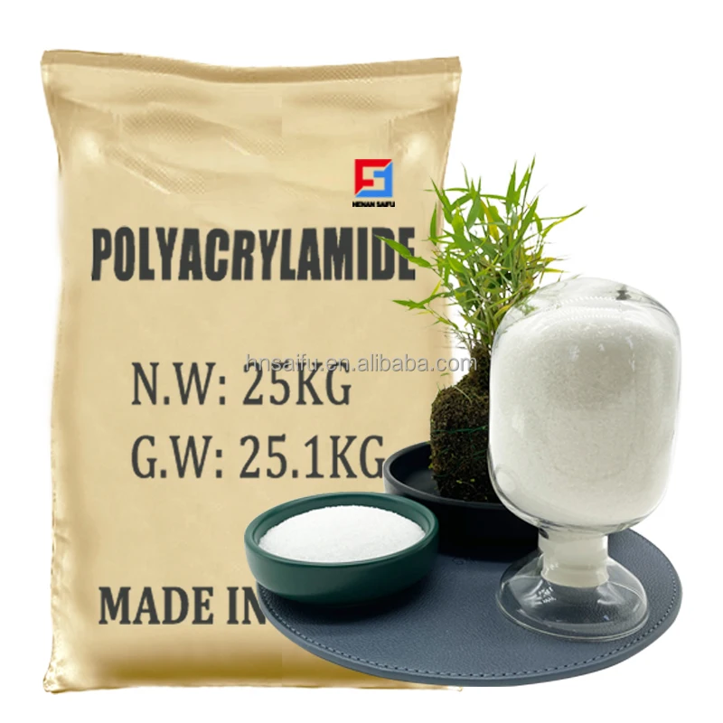 Water treatment flocculant manufacturer PAM best price CPAM  cationic polymer powder polyacrylamide