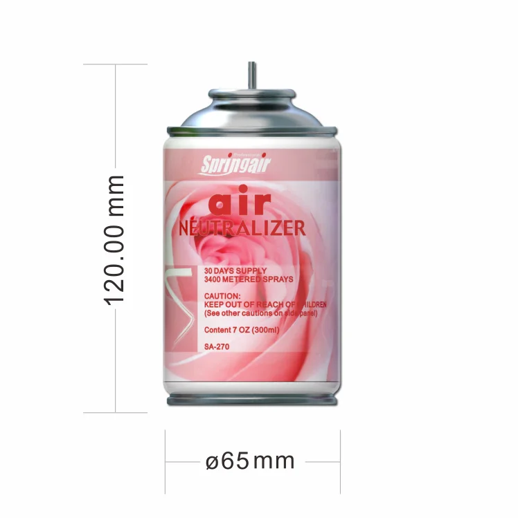250ml Aerosol Dispenser Fragrance Cans Air Freshener Cans Air Care Perfume Cans