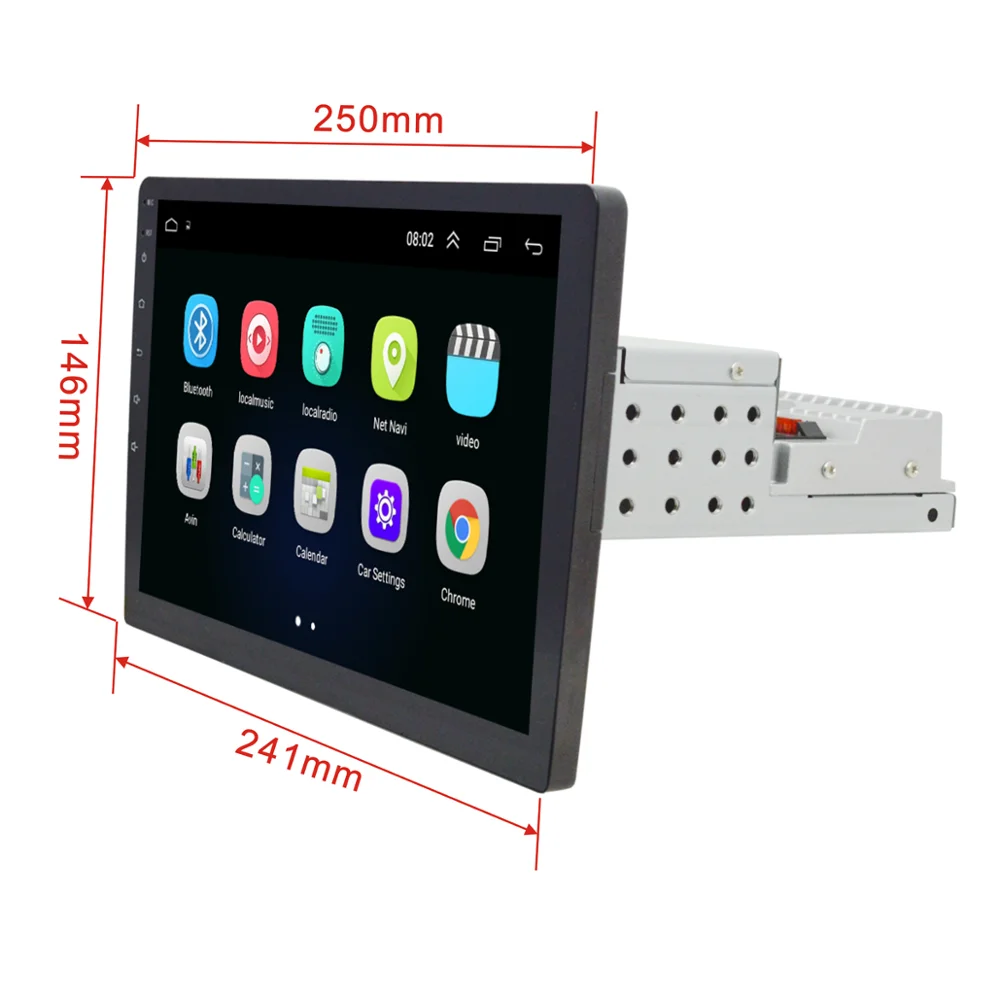 10.1 inch Touch Screen Android 9.11DIN Car radio Player OBD2 WIFI BT G4 Navigation GPS MP5 multimedia audio video for car