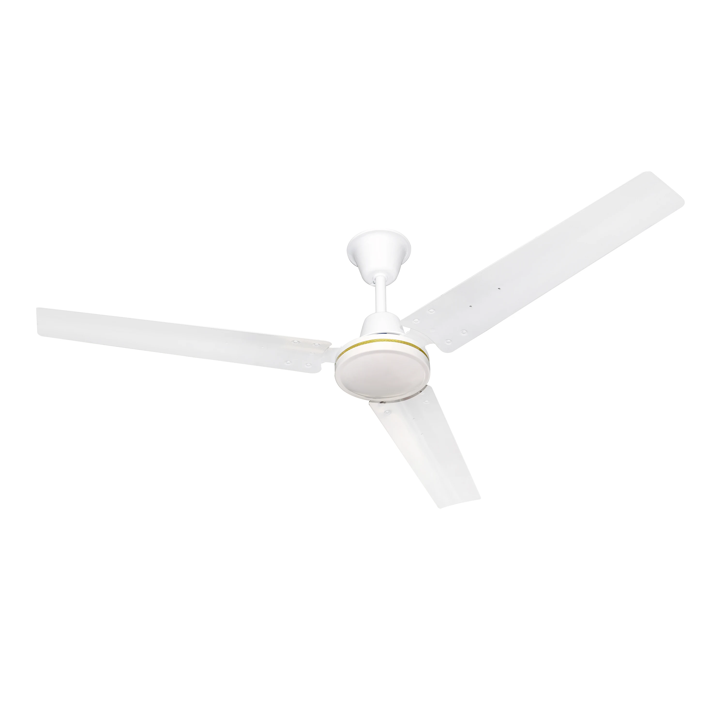 Remote Control Ac Dc Ceiling Fan 56 inch solar  Air Cooling ceiling Fan 3 Metal Blades with solar panel and regulator