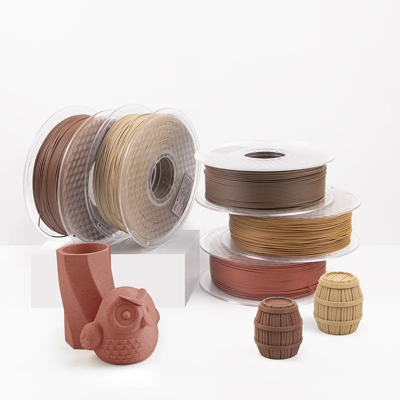 High quality iSANMATE wood filament with 20% wood powder wood effect filament with multi colors and factory wholesale price