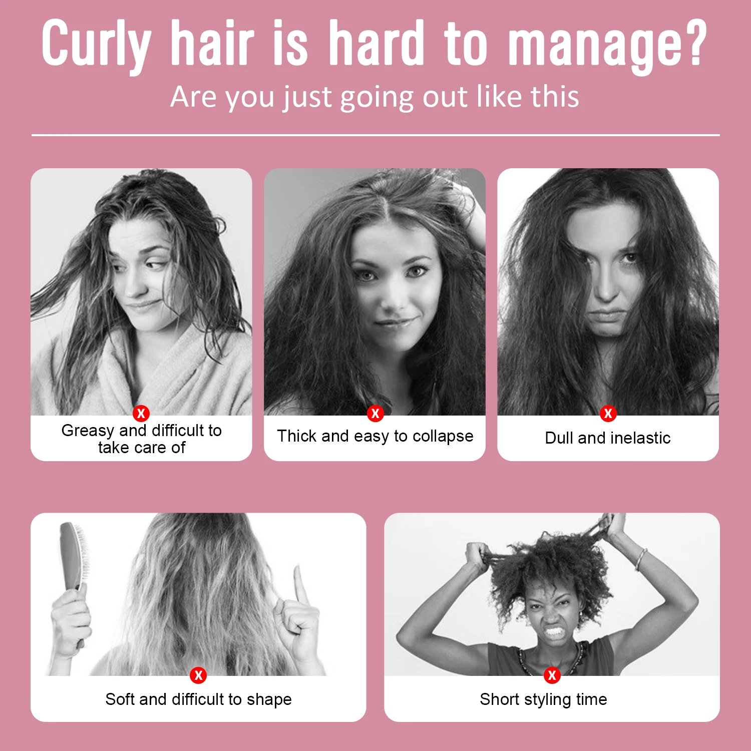 Private Label Hair Mousse Styling Foam Anti- Frizz Strong Fast Styling  Lasting  Ladies Organic Curly Hair Mousse For Curly