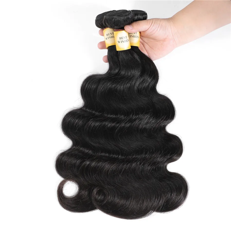 Raw Brazilian Hair Bundles Straight Hair For Black Women Natural Color  Bundles Remy Hair 10-32 InchesBody Wave 28 30 36nches Br