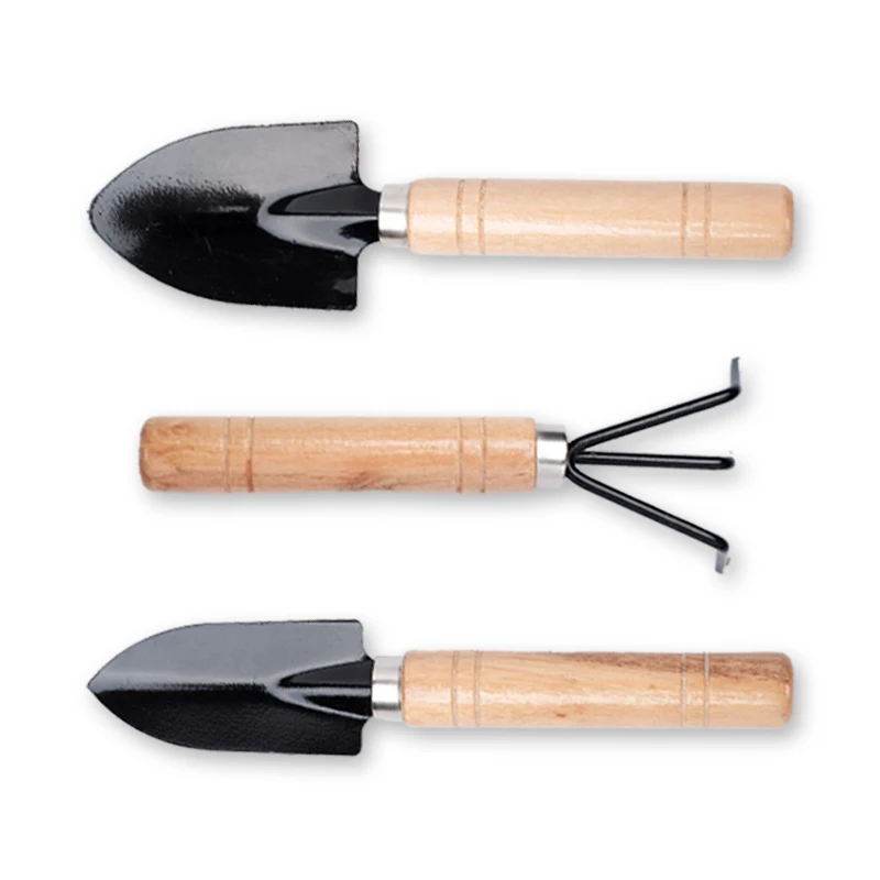Garden three-piece set potted small shovel garden indoor flower potted soil loosening and planting flowers and vegetables tools