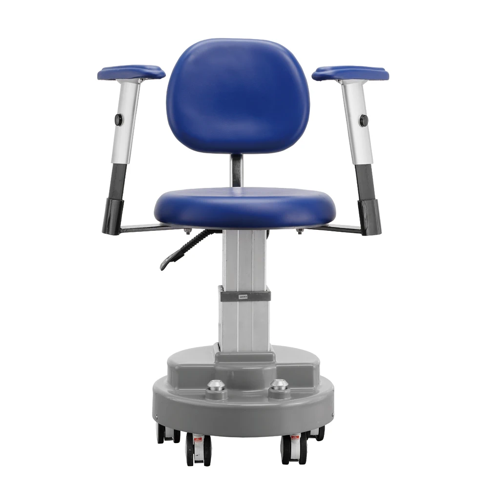 Medical Adjustable Movable Operation Room doctor stool electric surgeon chair with arm rest CY5