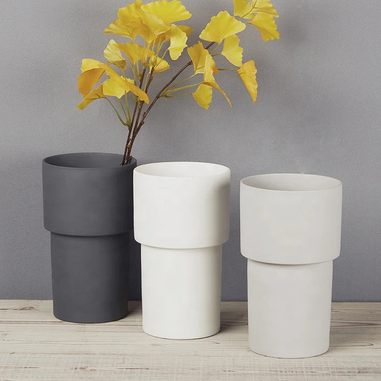 New product matte nordic style chinese flower pots / home decoration ceramic planter