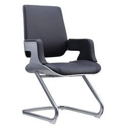 Производитель стульев Youjing, Фошань, в форме банта, средней высоты, синтетическая обивка, кожаный офисный стул