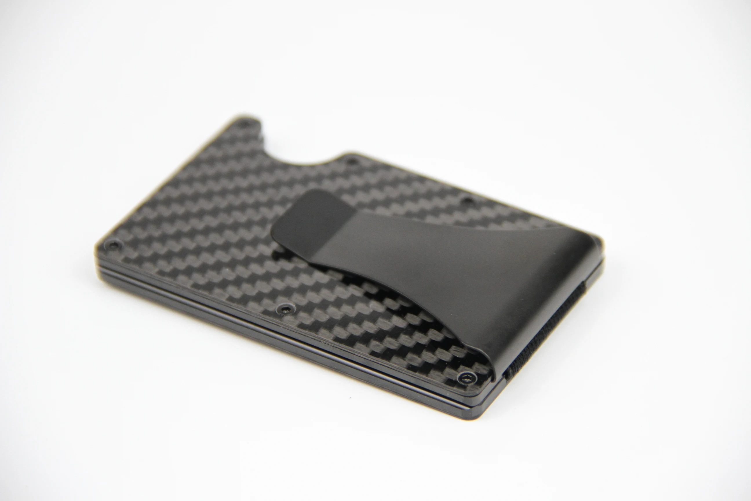Ultra Thin Metal Blocking Wallets Slim Carbon Fiber Money Clip Wallet RFID Blocking Credit Card Case RFID Card Holder