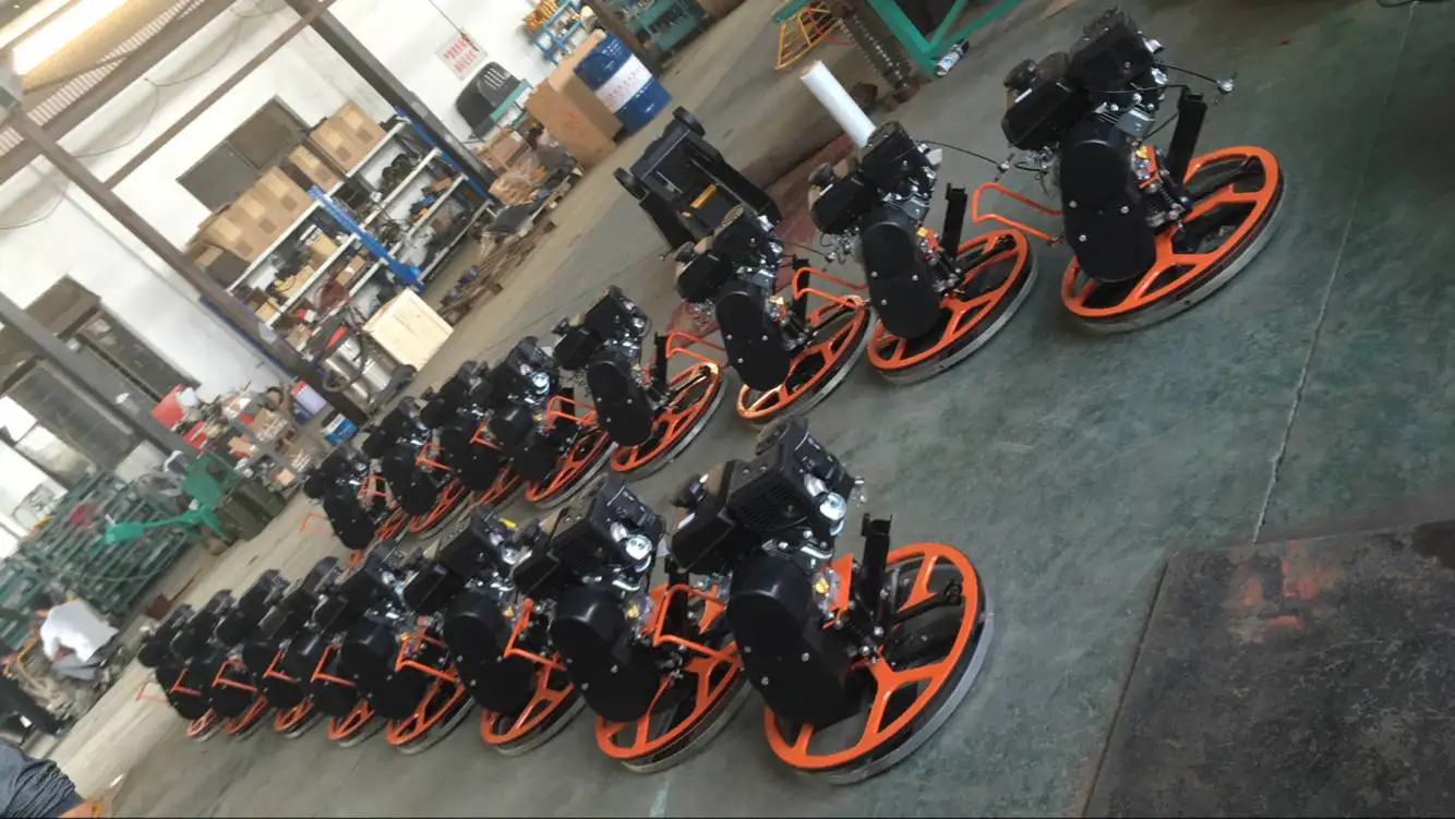 Road Construction Equipment Concrete Screed Spraying Machine Concrete Power Trowel Concrete Finishing Power Trowel
