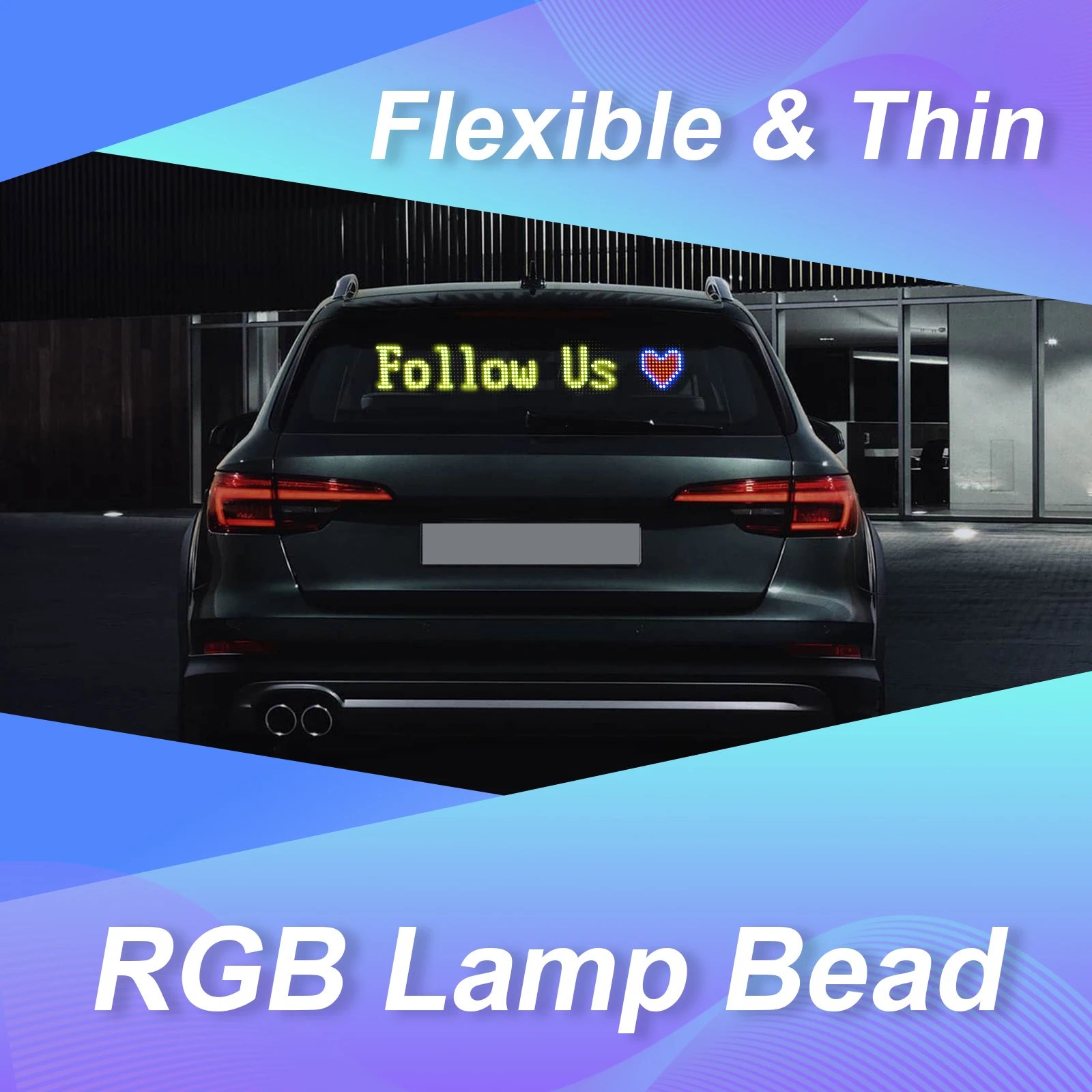 Flexible Led Light Sign App Control Advertising Screen Pixel Led matrix Banner